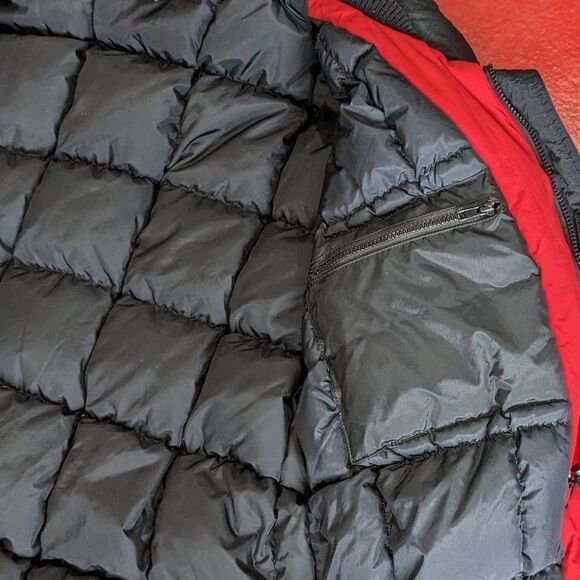 Vintage Marlboro Down Filled Puffer Jacket Full Zip Men's Size XL - Picture 12 of 12